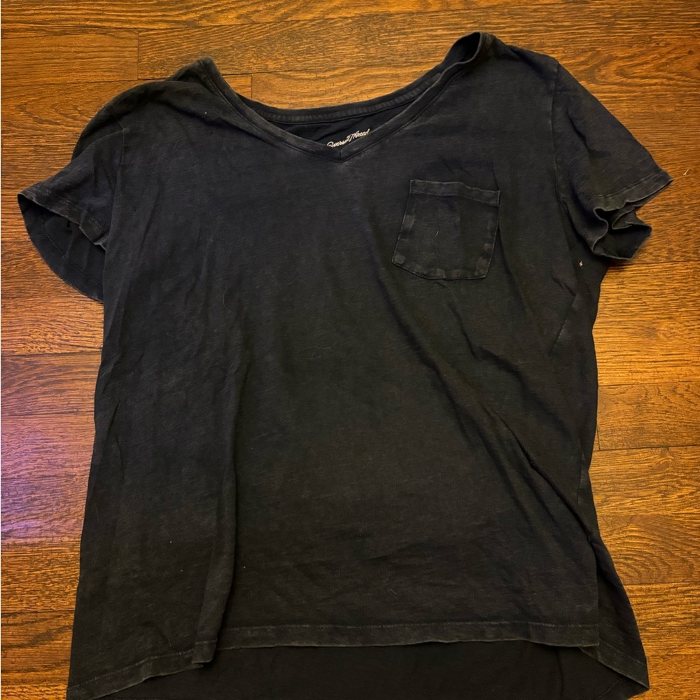 Universal Thread Blue Boxy Short Sleeve Tee